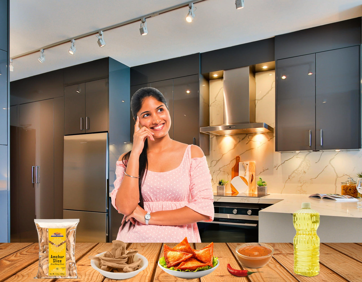 Rani Amchur Dried Mango Slices Spice - All Natural, Vegan, Gluten Friendly, 3.5oz (100g)