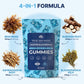 TrueSeaMoss Ashwagandha Gummies for Women & Men - Vegan Formula with Sea Moss  Bladderwrack & Burdock Root - 60 Gummies (30-Day Supply)
