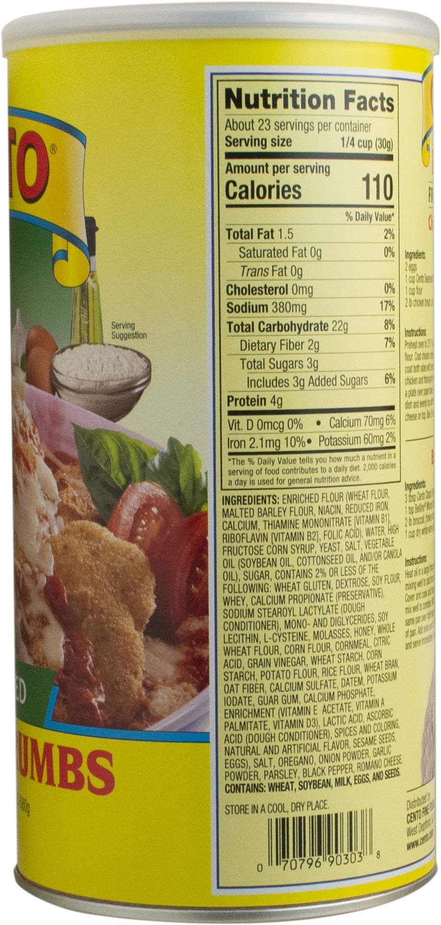 Cento Brdcrmb Flavored ( 12 X 24 Oz   )