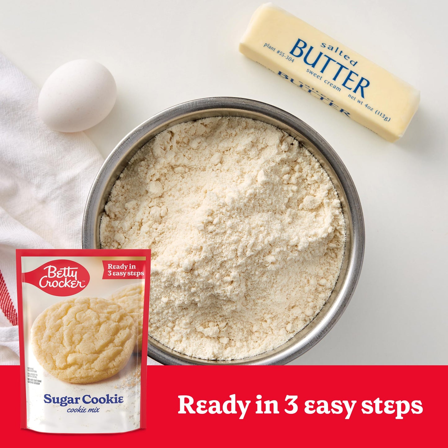 Betty Crocker Sugar Cookies, Cookie Baking Mix, Easter Treats, 17.5 Oz (Pack Of 12)
