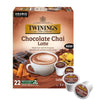 NEW Twinings Chocolate Chai Latte Tea K-Cup Pods for Keurig, 22 Count (Pack of 1), Velvety Smooth Cocoa with Real Spiced Tea, Ca
