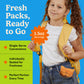 Nuts.com Back to School Variety Pack - Nut-Free Healthy Snack Box for Kids & Adults - Individually Wrapped Snacks, 10 Count Sing