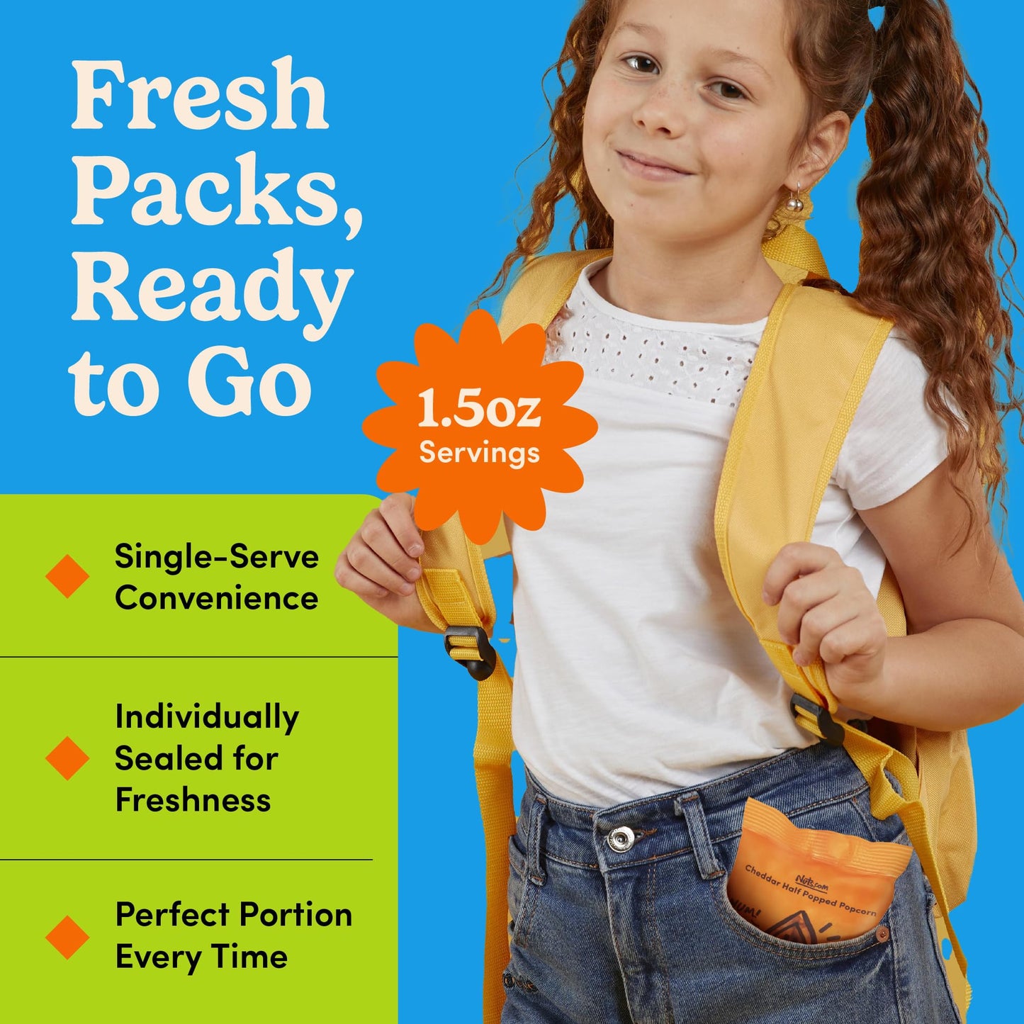 Nuts.com Back to School Variety Pack - Nut-Free Healthy Snack Box for Kids & Adults - Individually Wrapped Snacks, 10 Count Sing