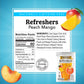 NEW Twinings Peach Mango Refreshers  Herbal Tea Instant Beverage with Real Peach Fruit Bits  5 Count (Pack of 6)  Caf? Style  No Artificial Sweeteners  Naturally Caffeine-Free Refreshment  30 Packets