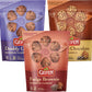 Gefen Gluten Free Macaroons, 10oz (3 Pack Variety) | Double Chocolate, Chocolate Chip, & Fudge Brownie | Resealable Bag | Dairy 