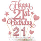 21St Birthday Cake Decorations Set Include 21St Birthday Candles Numeral 21 Cake Candles And Happy 21St Birthday Cake Toppers Wi
