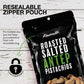 Emirelli Turkish Antep Pistachios In Shell, Roasted And Salted Intense Nuts, Non Gmo Gluten Free Natural Vegan Healthy Snacks, S