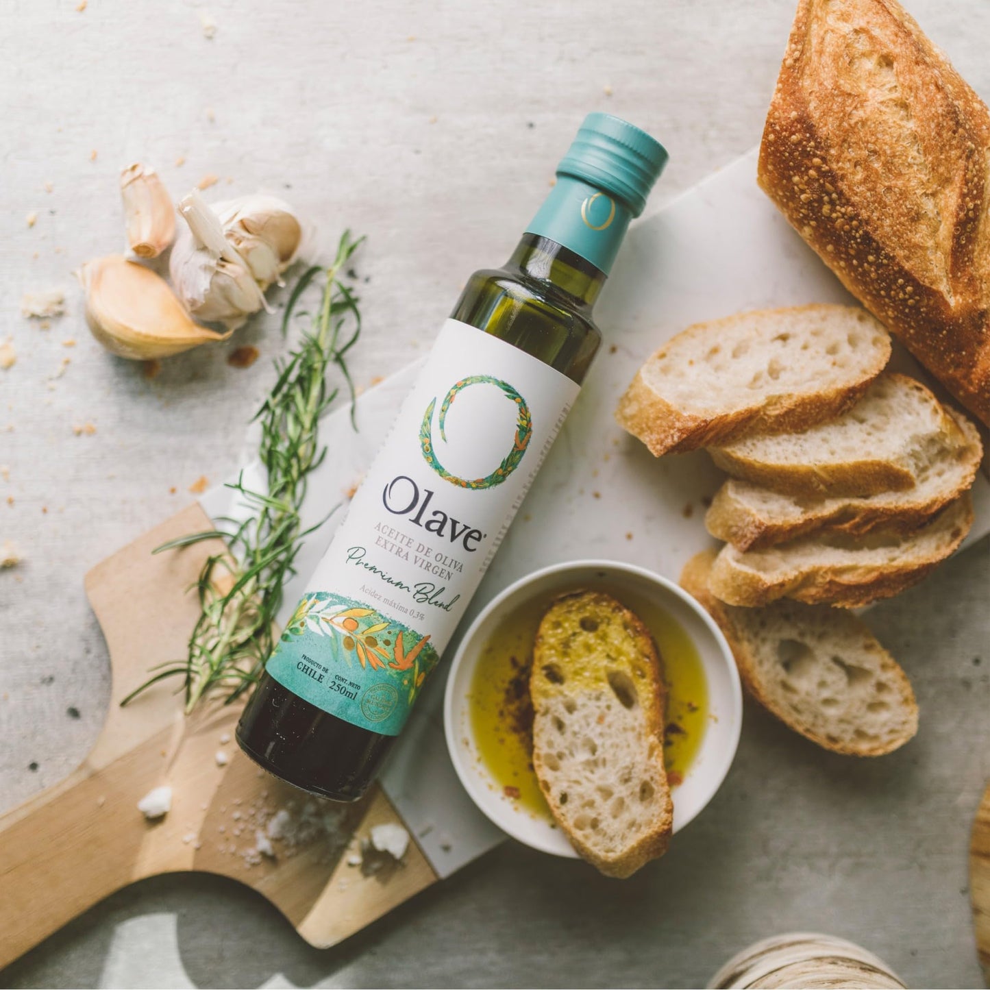 Extra Virgin Chilean Olive Oil By Olave |Premium Blend - First Cold Press, 16.9 Fl Oz (500 Ml)