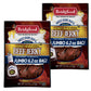 Bridgford Beef Jerky Honey BBQ - High Protein Snack, 6.2 oz Pack of 2, Naturally Smoked, Ready to Eat