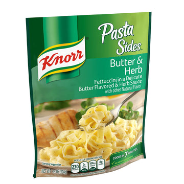 Knorr Pasta Sides: Butter & Herb Fettuccini (Pack Of 2) 4.4 Oz Bags