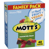Mott s Fruit Flavored Snacks, Assorted Fruit, Gluten Free Snack, Stocking Stuffers, Family Pack, 40 Ct, 32 oz
