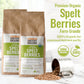 Grand Teton Organic Spelt Berries - Whole Unmilled Grain, 15 lbs, Nutritious Baking Staple