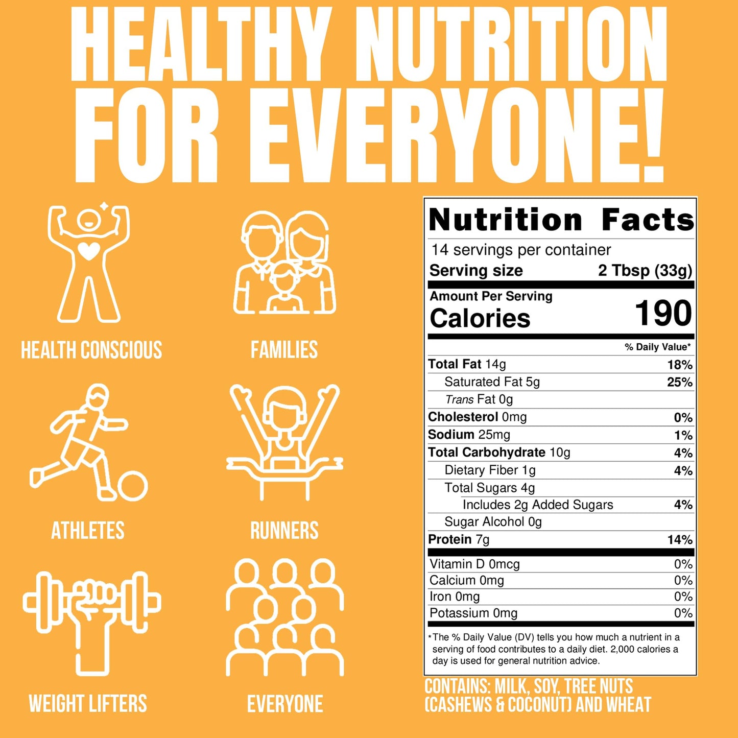 Fit Butters Chocolate Chip Cookie Dough Cashew Butter Spread - Added Protein And Coconut Oil, Low Carb, Low Sugar, Complete Prot