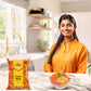 Rani Far Far Fryums - Vegan Wheat & Tapioca project piece Wheel Shape, 14oz (400g), Kosher, Uncooked Snack