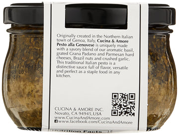Cucina & Amore Genovese Basil Pesto, 7.9 Oz