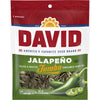 DAVID Roasted and Salted Jalapeo Jumbo Sunflower Seeds, 5.25 oz, 12 Pack