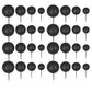 30Pcs Mini Balloon Cake Topper Glitter Foam Ball Cake Picks Decorations Faux Pearl Balls Diy Cake Insert Topper Baking Decoratio