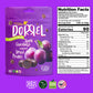 Dorrel Dark Chocolate Covered Dried Prunes - Nutritious And Sweet Snacks - Organic, Vegan - Natural Probiotic - Non-Gmo - Kosher
