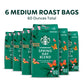 Starbucks Ground Coffee, Medium Roast, Spring Day Blend, 100% Arabica, 6 Bags, 10 Oz Each