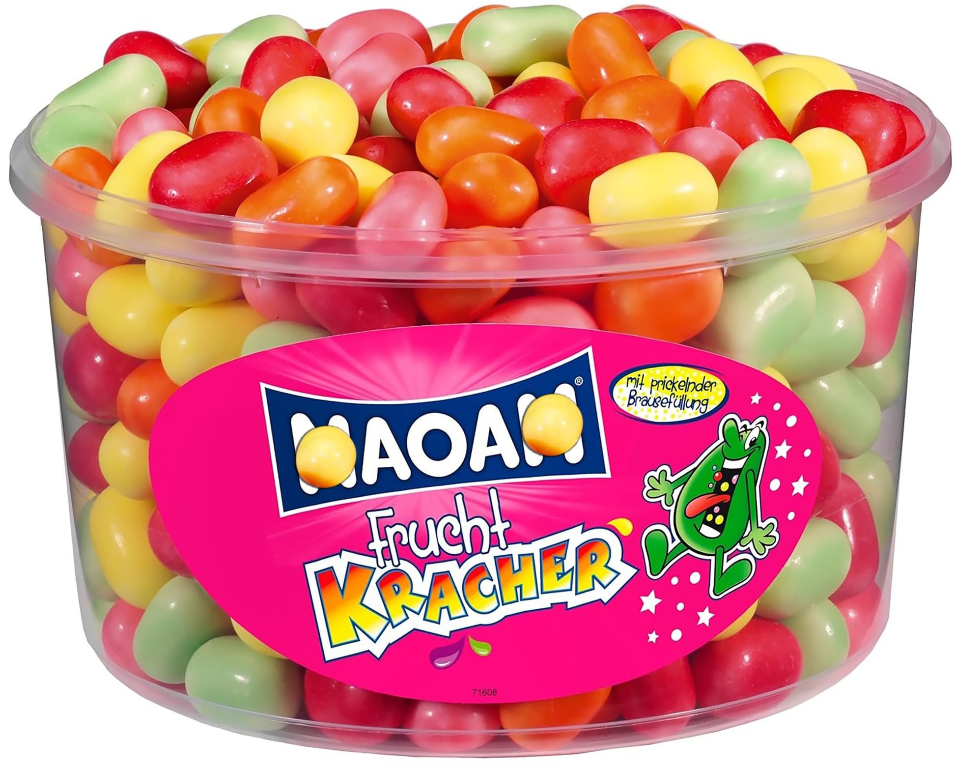 Frucht Kracher Fruity Chewy Candy Bulk Assorted Candies Fizzy Center Chews (Multi Flavor)