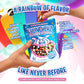 Fruncherz Freeze-Dried Rainbow Blizzies | Crunchy Fruity Candy | Gluten-Free | Resealable Bag | 5x7x3 inches