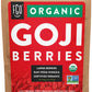 Organic Goji Berries | Large & Chewy | Every Batch Lab-Tested | 32Oz Resealable Kraft Bag | 100% Raw From Ningxia | By Fgo