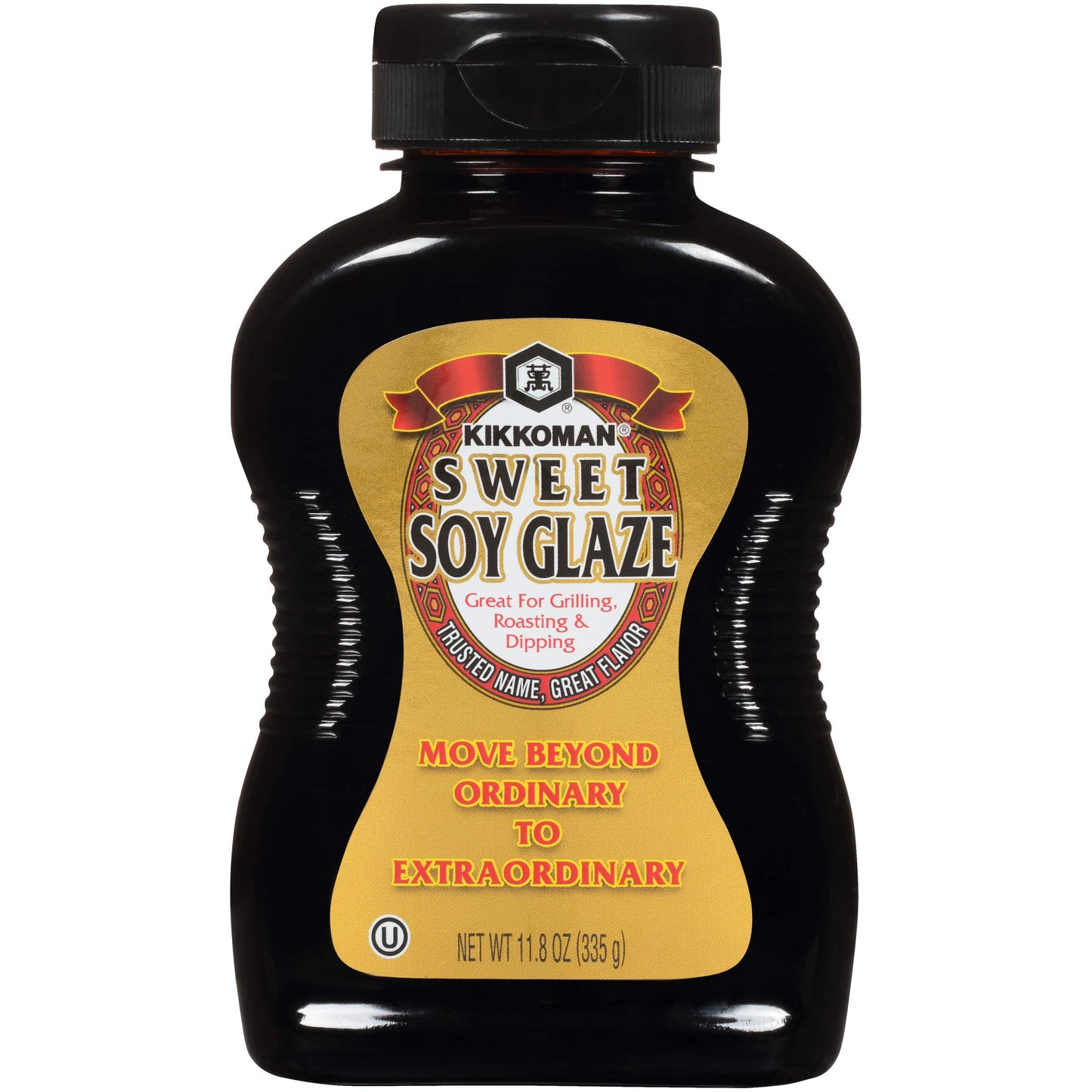 Kikkoman - Sweet Soy Glaze Great for Grilling, Roasting & Dipping - Low Sodium & No Fat - Kosher certified, Gluten-Free & All-Pu