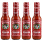Melindas Scorpion Pepper Hot Sauce - Gourmet Hot Sauce with Trinidad Moruga Pepper, Keto, Vegan - 5oz, 4 Pack