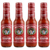 Melindas Scorpion Pepper Hot Sauce - Gourmet Hot Sauce with Trinidad Moruga Pepper, Keto, Vegan - 5oz, 4 Pack