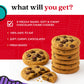 Davids Cookies Freshly Baked Cookies Assortment - Delicious Handmade Soft Variety - Exquisite Gourmet Gift for Friends & Family on Special Occasions - Chocolate Chunk Cookies in Sweet Sampler Tin