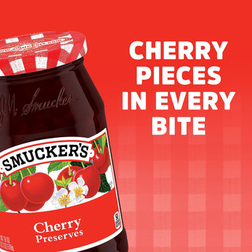 Smucker'S Cherry Preserves, 18 Ounce (Pack Of 6)