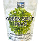 Certified Glyphosate Residue Free Green Split Peas | Non-GMO Project Verified | 1 lb Pouch | 100% Non-Irradiated | Kosher Parve 