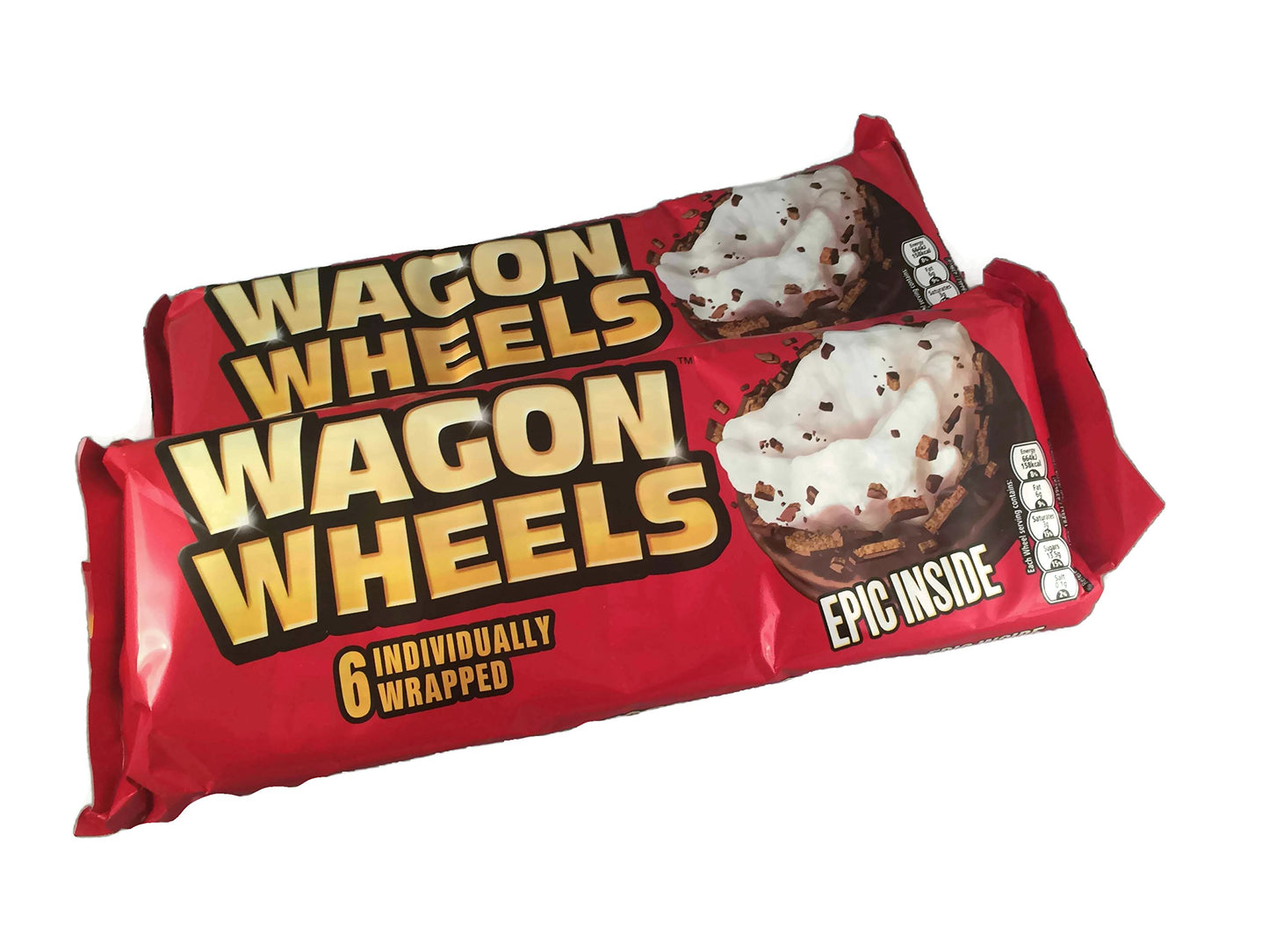 Burton's Wagon Wheels Original (6 per pack - 216g) - Pack of 2
