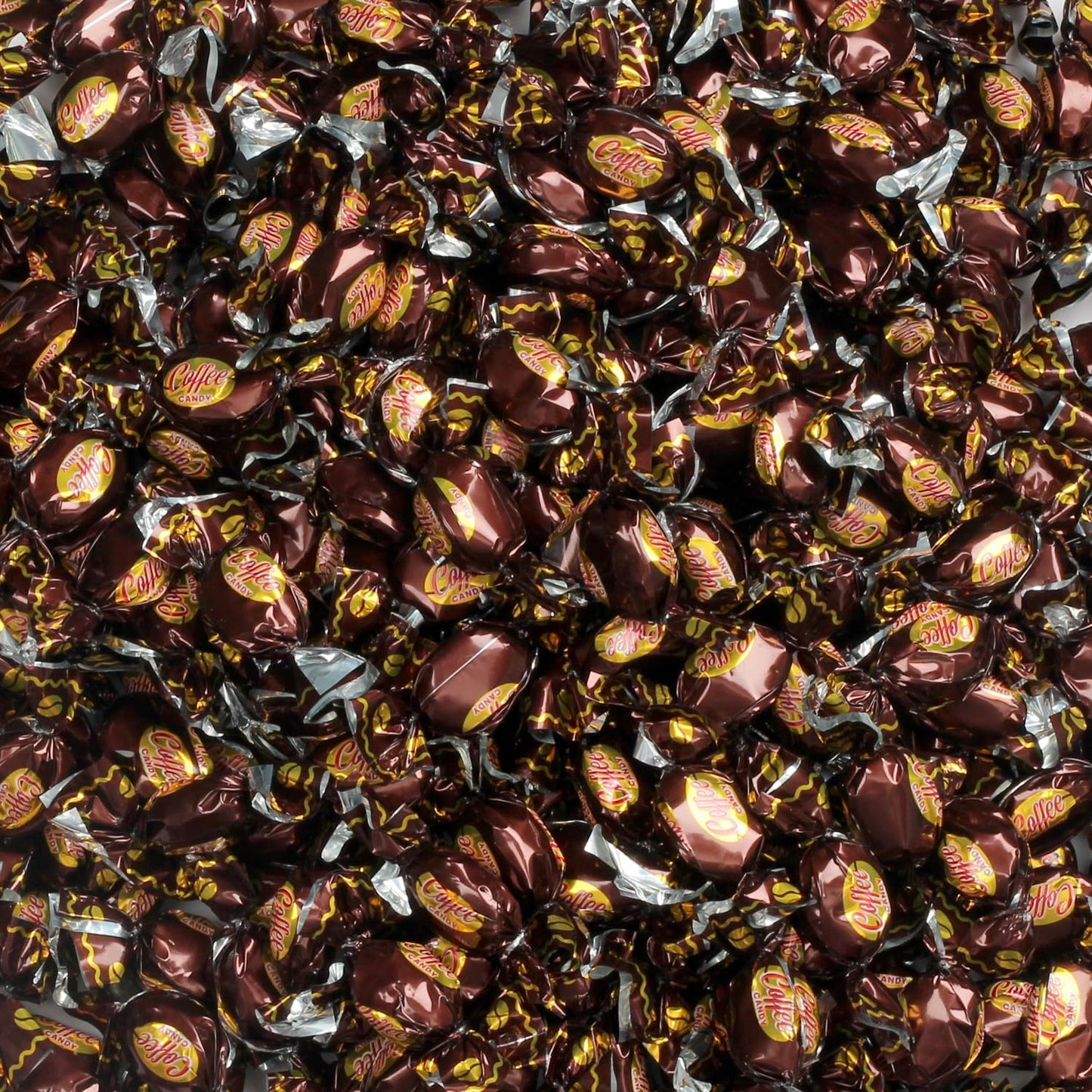 Coffee Candy - 3 Pounds Bulk - Coffee-flavored Hard Candies - Coffee-filled Candy Individually Wrapped - Big Bulk Coffee Candy O