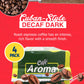 CAFE AROMA Decaf Dark Roast Espresso Ground Coffee, Cuban Style, Vacuum Sealed, 8.8oz, 4-Pack