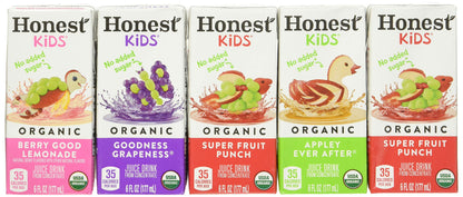 Honest Kids Honest Kids Organic Juice Boxes, 6 Fl Oz, Pack of 40