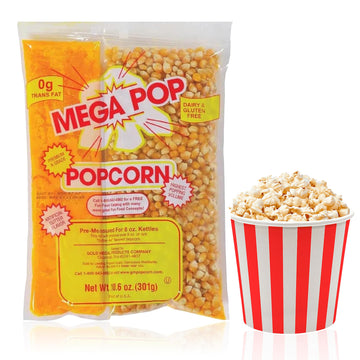 4Oz Popcorn Kettle Portion Packs - (Pack Of 8)