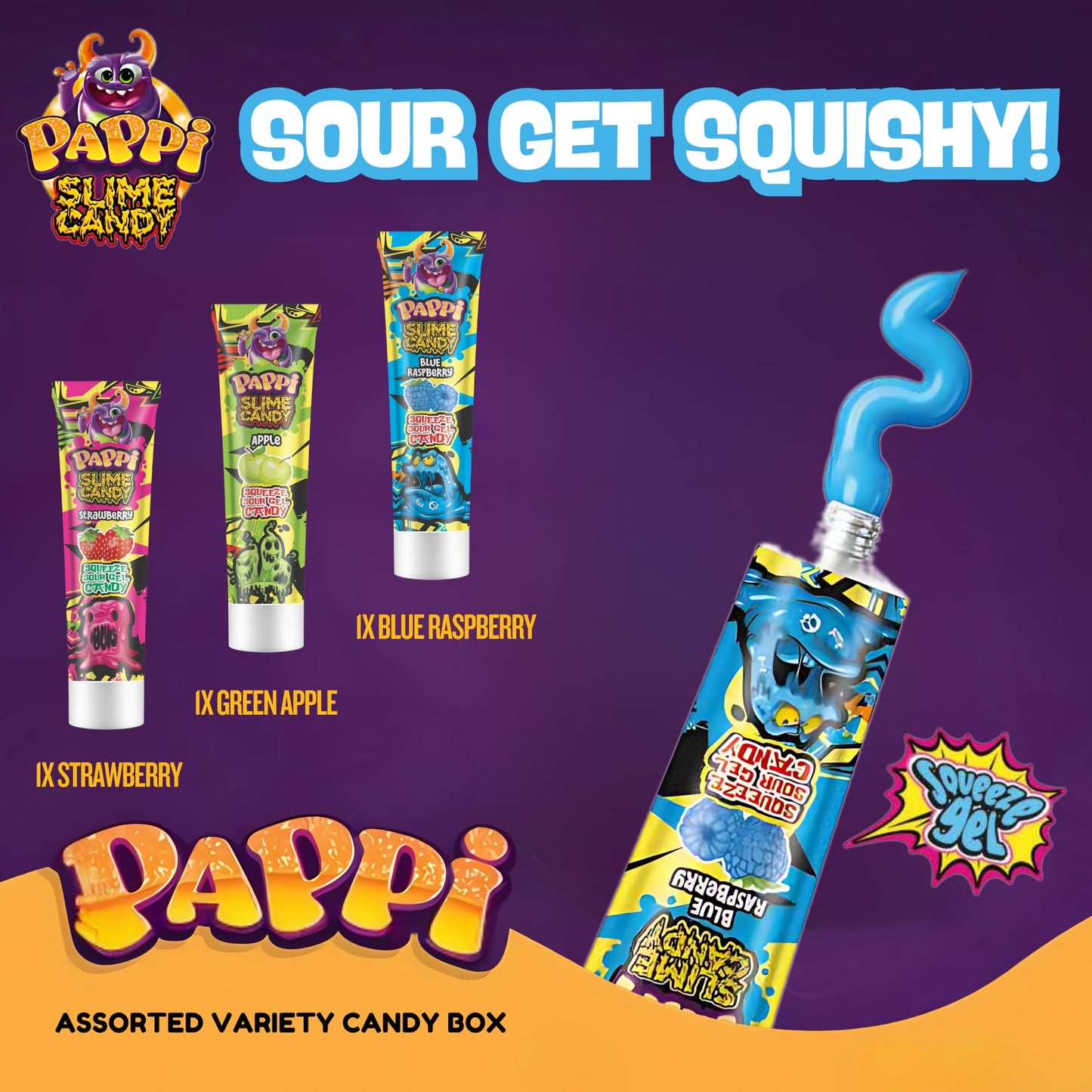 Assorted Candy Bulk Variety Pack - 19 Count Individually Wrapped Candy Snacks - Sour Candy Bags for Kids Birthday Gifts and Part
