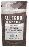 Allegro Coffee, Coffee Colombia El Premio De Timana Whole Bean, 12 Ounce