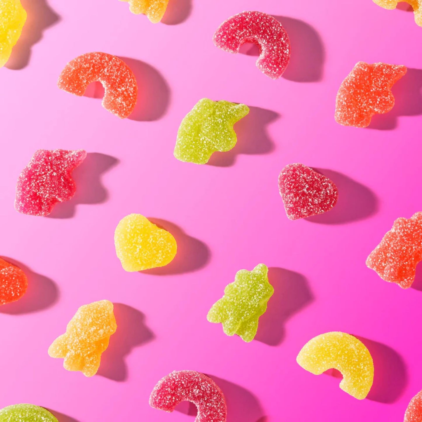Katjes Plant Based Sour Gummy Candy - Passion Fruit, Orange, Lime, Raspberry & Black Currant Flavored Sour Gummies - Palm Oil Fr