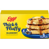Eggo Thick and Fluffy Frozen Waffles, Frozen Breakfast, Breakfast Food, Blueberry, 11.6oz Box (6 Waffles)