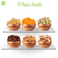 Nut Cravings Gourmet Collection - Diwali & Halloween Treats Dried Fruit & Mixed Nuts Basket In Green Box (6 Assortments) Arrange