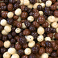 SweetGourmet Chocolate Covered Espresso Beans Blend | White Milk Dark Chocolate | 2 Pounds