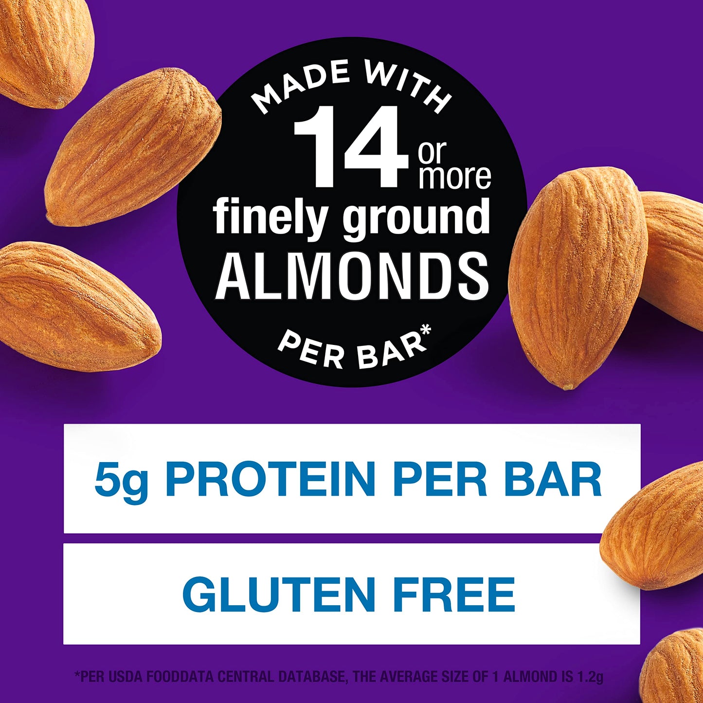 Kind Soft Baked Squares, Salted Caramel Almond Flour Blondie, 6 Count