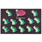 Mini Bass Fishing Pack- 12 pcs Edible Icing Cake Decoration Topper by BakersDozenToGo (Choose Style Below)