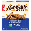 CLIF Nut Butter Bar - Chocolate Chip & Peanut Butter - Filled Energy Bars - Non-GMO - USDA Organic - Plant-Based - Low Glycemic 