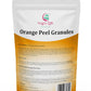 Dried Orange Peel 1 Lb | Rich Citrus Aroma And Flavour | Small Granules | Perfect For Tea, Cookies, Rye Breads, Seasoning & More