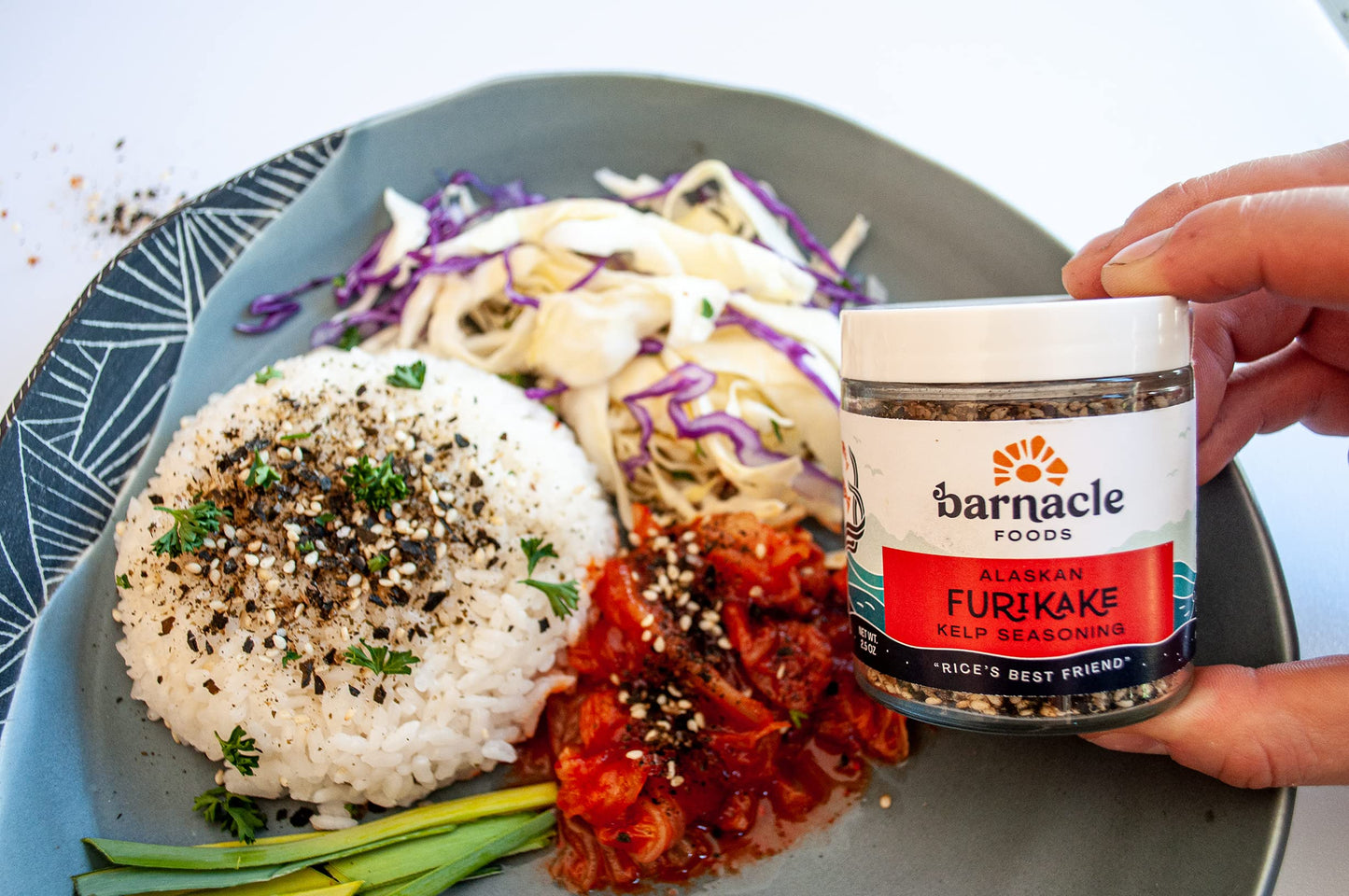 Barnacle Foods Furikake Kelp Seasoning | 2.5 Oz. | Japanese Inspired Rice Seasoning | Seaweed Seasoning For Rice, Seafood, Meats