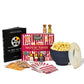 Thoughtfully, Movie Night Popcorn Gift Set with Seasonings, Toppings & Popper - Includes Eat What You Watch Cookbook, Popcorn Ke