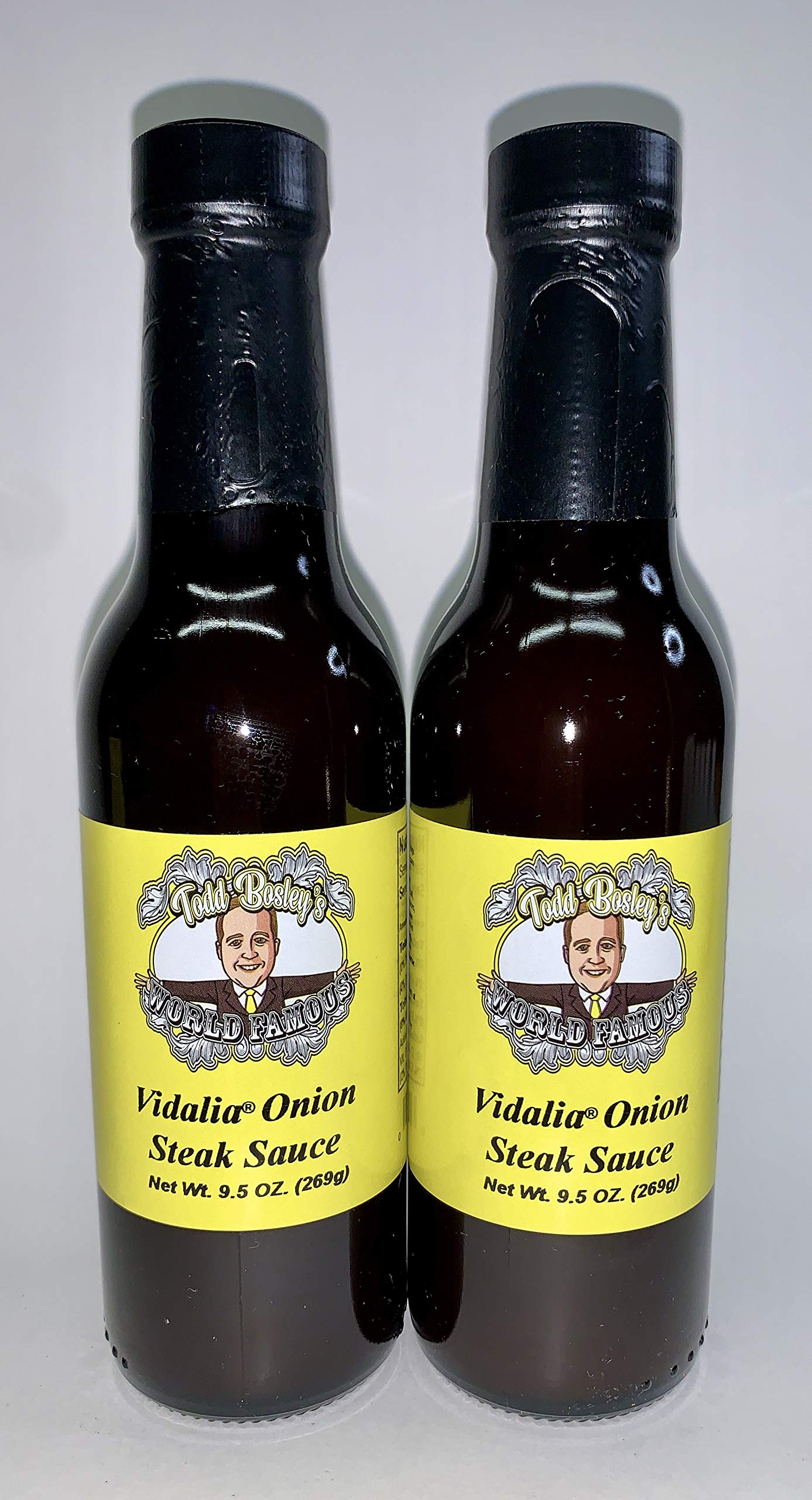 2 Pack of Todd Bosley's World Famous Vidalia Onion Steak Sauce (9.5 Oz)